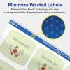 imageAvery Matte Clear Arched Square Labels Sure Feed Technology 2quot x 2316quot 120 Matte Clear Labels PrinttoTheEdge LaserInkjet Printable120 labels