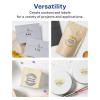 imageAvery Matte Clear Heart Labels Sure Feed Technology 2932quot x 12732quot 120 Matte Clear Labels PrinttoTheEdge LaserInkjet Printable120 labels