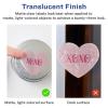 imageAvery Matte Clear Heart Labels Sure Feed Technology 2932quot x 12732quot 120 Matte Clear Labels PrinttoTheEdge LaserInkjet Printable120 labels
