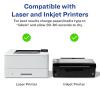 imageAvery Matte Clear Heart Labels Sure Feed Technology 2932quot x 12732quot 120 Matte Clear Labels PrinttoTheEdge LaserInkjet Printable600 labels