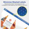 imageAvery Matte Clear Hexagon Labels Sure Feed Technology 212quot x 25764quot 150 Matte Clear Labels PrinttoTheEdge LaserInkjet Printable60 labels