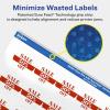 imageAvery Matte Clear Starburst Labels Sure Feed Technology 1quot 1200 Matte Clear Labels PrinttoTheEdge LaserInkjet Printable480 labels