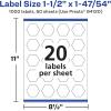 imageAvery Matte White Hexagon Labels Sure Feed Technology 15quot x 14754quot 500 White Labels PrinttoTheEdge Permanent Adhesive LaserInkjet Printable1 000 labels