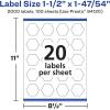 imageAvery Matte White Hexagon Labels Sure Feed Technology 15quot x 14754quot 500 White Labels PrinttoTheEdge Permanent Adhesive LaserInkjet Printable2 000 labels