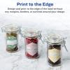 imageAvery Matte White Hexagon Labels Sure Feed Technology 15quot x 14754quot 500 White Labels PrinttoTheEdge Permanent Adhesive LaserInkjet Printable500 labels