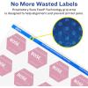 imageAvery Matte White Hexagon Labels Sure Feed Technology 15quot x 14754quot 500 White Labels PrinttoTheEdge Permanent Adhesive LaserInkjet Printable500 labels