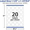 imageAvery Matte White Hexagon Labels Sure Feed Technology 15quot x 14754quot 500 White Labels PrinttoTheEdge Permanent Adhesive LaserInkjet Printable500 labels