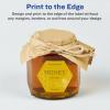 imageAvery Matte White Hexagon Labels Sure Feed Technology 25quot x 25764quot 150 White Labels PrinttoTheEdge Permanent Adhesive LaserInkjet Printable150 labels