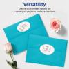imageAvery Matte White Oval Scalloped Labels Sure Feed Technology 2quot x 3quot 200 Matte White Printable Labels400 Labels