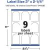 imageAvery Matte White Removable Arched Labels Sure Feed Technology PrinttoTheEdge 3quot x 225quot 135 Removable Labels LaserInkjet Printable135 labels