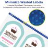 imageAvery Matte White Removable Arched Labels Sure Feed Technology PrinttoTheEdge 475quot x 35quot 400 Removable Labels LaserInkjet Printable200 labels