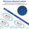 imageAvery Matte White Removable Oval Scalloped Labels Sure Feed Technology PrinttoTheEdge 118quot x 214quot 315 Removable Labels LaserInkjet Printable1 050 labels