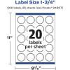 imageAvery Matte White Starburst Labels Sure Feed Technology 175quot 500 Matte White Printable Labels500 Labels