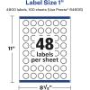 imageAvery Matte White Starburst Labels Sure Feed Technology 1quot 1200 Matte White Printable Labels4 800 Labels