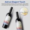 imageAvery Pearlized Ivory Arched Labels Sure Feed Technology PrinttoTheEdge 475quot x 35quot 40 Pearlized Ivory Labels LaserInkjet Printable40 labels
