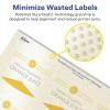 imageAvery Pearlized Ivory Arched Square Labels Sure Feed Technology PrinttoTheEdge 2quot x 2316quot 120 Pearlized Ivory Labels LaserInkjet Printable1 200 labels
