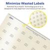 imageAvery Pearlized Ivory Heart Labels Sure Feed Technology PrinttoTheEdge 075quot x 075quot 800 Pearlized Ivory Labels LaserInkjet Printable800 labels