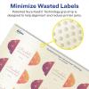 imageAvery Pearlized Ivory Oval Scalloped Labels Sure Feed Technology PrinttoTheEdge 118quot x 214quot 210 Pearlized Ivory Labels LaserInkjet Printable525 labels