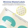 imageAvery Pearlized Ivory Oval Scalloped Labels Sure Feed Technology PrinttoTheEdge 2quot x 3quot 80 Pearlized Ivory Labels LaserInkjet Printable800 labels