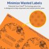 imageAvery Printable Arched Labels Sure Feed Technology 434quot x 312quot Bright Orange Labels PrinttoTheEdge LaserInkjet Printable 80 Total Great for Shipping and Wine Bottles40 labels