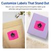 imageAvery Printable Arched Square Labels with Sure Feed Technology 2quot x 2316quot Neon Magenta PrinttoTheEdge LaserInkjet 240 Total120 labels