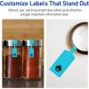 imageAvery Printable Barbell Labels Sure Feed Technology 12quot x 212quot Bright Blue Labels LaserInkjet Printable 450 Total Great for Jewelry and Cords3 600 labels