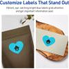 imageAvery Printable Heart Labels Sure Feed Technology 2932quot x 12732quot Bright Blue Labels PrinttoTheEdge LaserInkjet Printable 120 Total Great for Mailing Seals and Packaging240 labels