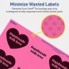 imageAvery Printable Heart Labels Sure Feed Technology 2932quot x 12732quot Bright Pink Labels PrinttoTheEdge LaserInkjet Printable 120 Total Great for Mailing Seals and Packaging240 labels
