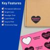 imageAvery Printable Heart Labels Sure Feed Technology 2932quot x 12732quot Bright Pink Labels PrinttoTheEdge LaserInkjet Printable 120 Total Great for Mailing Seals and Packaging240 labels