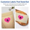 imageAvery Printable Heart Labels Sure Feed Technology 2932quot x 12732quot Neon Magenta Labels PrinttoTheEdge LaserInkjet Printable 120 Total Great for Mailing Seals and Packaging120 labels