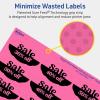imageAvery Printable Oval Scalloped Labels Sure Feed Technology 118quot x 214quot Bright Pink Labels PrinttoTheEdge LaserInkjet Printable 210 Total Great for Candles and Jars840 labels