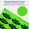 imageAvery Printable Oval Scalloped Labels Sure Feed Technology 118quot x 214quot Neon Green Labels PrinttoTheEdge LaserInkjet Printable 210 Total Great for Candles and Jars1 680 labels