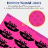 imageAvery Printable Oval Scalloped Labels Sure Feed Technology 118quot x 214quot Neon Magenta Labels PrinttoTheEdge LaserInkjet Printable 420 Total Great for Candles and Jars420 labels