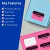 imageAvery Printable Rectangle Scalloped Labels Sure Feed Technology 2quot x 3quot Bright Pink Labels PrinttoTheEdge LaserInkjet Printable 80 Total Great for Mailing and Candles320 labels