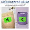 imageAvery Printable Rectangle Scalloped Labels Sure Feed Technology 2quot x 3quot Neon Green Labels PrinttoTheEdge LaserInkjet Printable 80 Total Great for Mailing and Candles160 labels