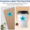 imageAvery Printable Star Labels Sure Feed Technology 214quot x 238quot Bright Blue Labels PrinttoTheEdge LaserInkjet 120 Total Great for Reward Stickers and Mailing Seals120 labels