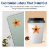 imageAvery Printable Star Labels Sure Feed Technology 214quot x 238quot Bright Orange Labels PrinttoTheEdge LaserInkjet 120 Total Great for Reward Stickers and Mailing Seals240 labels