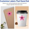 imageAvery Printable Star Labels Sure Feed Technology 214quot x 238quot Bright Pink Labels PrinttoTheEdge LaserInkjet 240 Total Great for Reward Stickers and Mailing Seals120 labels
