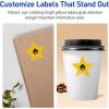 imageAvery Printable Star Labels Sure Feed Technology 214quot x 238quot Bright Yellow Labels PrinttoTheEdge LaserInkjet 120 Total Great for Reward Stickers and Mailing Seals480 labels