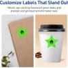 imageAvery Printable Star Labels Sure Feed Technology 214quot x 238quot Neon Green Labels PrinttoTheEdge LaserInkjet 120 Total Great for Reward Stickers and Mailing Seals960 labels