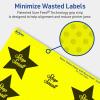 imageAvery Printable Star Labels Sure Feed Technology 214quot x 238quot Neon Yellow Labels PrinttoTheEdge LaserInkjet 120 Total Great for Reward Stickers and Mailing Seals960 labels