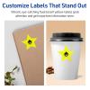 imageAvery Printable Star Labels Sure Feed Technology 214quot x 238quot Neon Yellow Labels PrinttoTheEdge LaserInkjet 120 Total Great for Reward Stickers and Mailing Seals480 labels