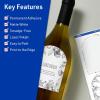 imageAvery TrueBlock Matte White Arched Labels Sure Feed Technology 475quot x 35quot 200 Matte White Labels PrinttoTheEdge LaserInkjet Printable Great for Packaging and Product Merchandising100 labels
