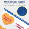 imageAvery TrueBlock Matte White Heart Labels Sure Feed Technology 2932quot x 12732quot 120 Matte White Labels PrinttoTheEdge LaserInkjet Printable Great for Packaging and Product Merchandising600 labels