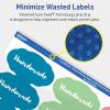 imageAvery TrueBlock Matte White Oval Scalloped Labels with Sure Feed 118quot x 214quot 210 Matte White Labels PrinttoTheEdge LaserInkjet Printable Labels Great for Packaging and Product Labels210 labels