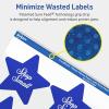 imageAvery TrueBlock Matte White Star Labels Sure Feed Technology 214quot x 238quot 120 Matte White Labels PrinttoTheEdge LaserInkjet Printable Great for Making Stickers or Product Merchandising600 labels