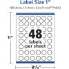 imageAvery TrueBlock Matte White Starburst Labels Sure Feed Technology 1quot 2400 Matte White Labels PrinttoTheEdge LaserInkjet Printable Great for Packaging and Product Merchandising480 labels