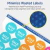 imageAvery TrueBlock Matte White Starburst Labels Sure Feed Technology 1quot 2400 Matte White Labels PrinttoTheEdge LaserInkjet Printable Great for Packaging and Product Merchandising480 labels