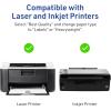 imageAvery TrueBlock Matte White Starburst Labels Sure Feed Technology 1quot 2400 Matte White Labels PrinttoTheEdge LaserInkjet Printable Great for Packaging and Product Merchandising480 labels