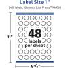 imageAvery TrueBlock Matte White Starburst Labels Sure Feed Technology 1quot 2400 Matte White Labels PrinttoTheEdge LaserInkjet Printable Great for Packaging and Product Merchandising2 400 labels